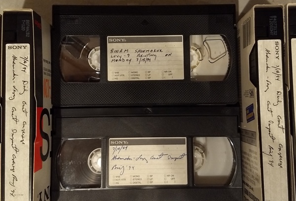 The Shoemaker-Levy 9 Comet Impact Briefing Tapes I Received From NASA in 1994