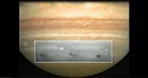 Hubble Space Telescope Composite Image with Fragment E, A and C Impact Sites Overlay
  Click to run Spinning Jupiter Post-Impacts Composite Video (3.6 MB)