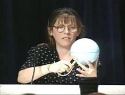 Dr. Heidi Hammel Demonstrates Comet Shoemaker-Levy 9 Trajectory (Video, 2.7 MB)