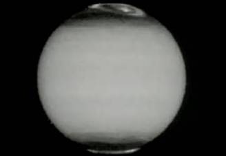 Hubble Space Telescope Image of Jupiter's Aurora Before Comet Shoemaker-Levy 9 (Far Ultraviolet)